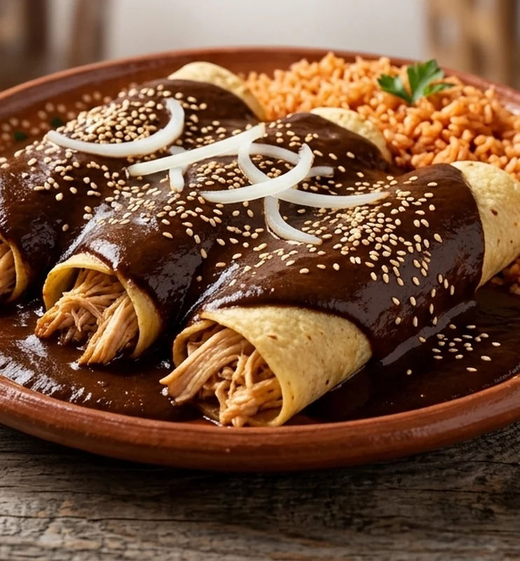 Mole enchiladas at Casa Azul, a Mexican restaurant in south St. Thomas, Ontario