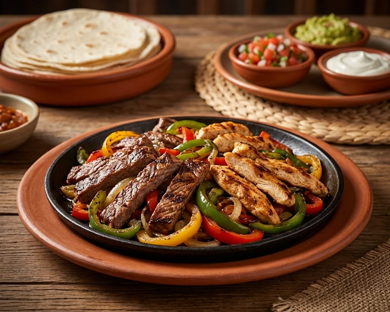 Fajitas at Casa Azul Mexican restaurant, 11096 Sunset Drive, St. Thomas, Ontario