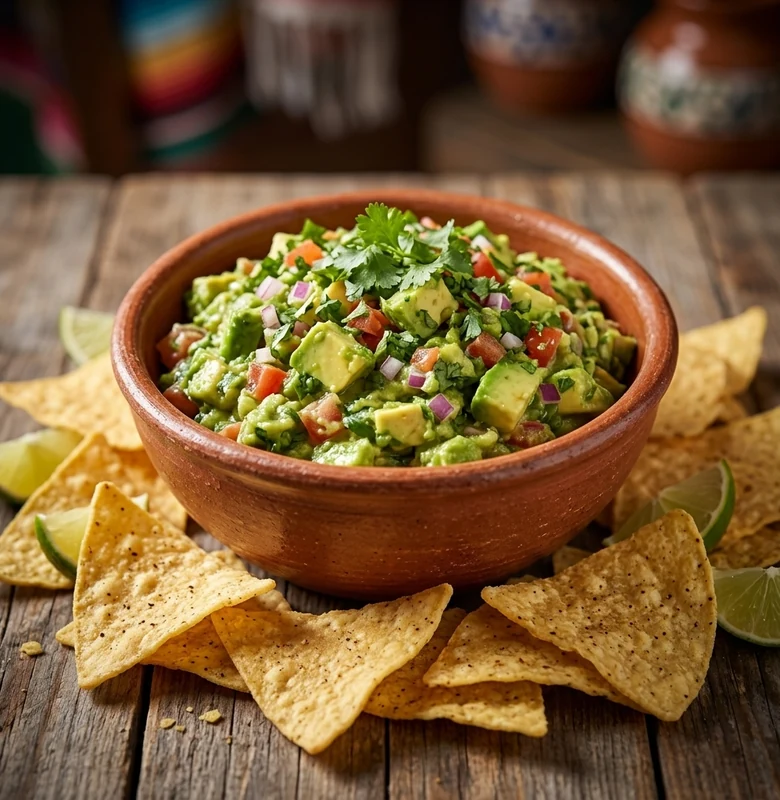Fresh guacamole with tortilla chips and house salsa at Casa Azul, St. Thomas